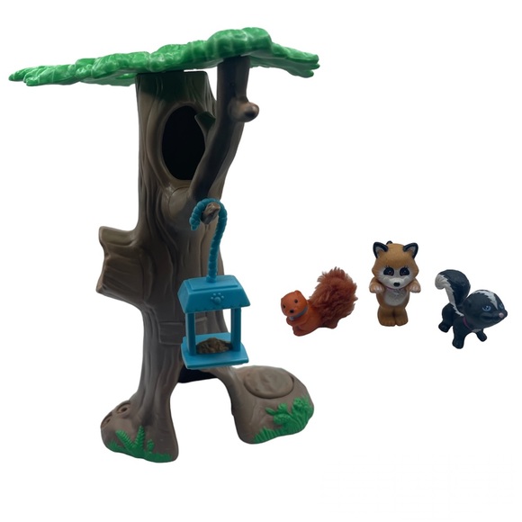 RARE Vintage 1994 Littlest Pet Shop Collection by Kenner - Chirpy Tree Friends - Picture 5 of 14